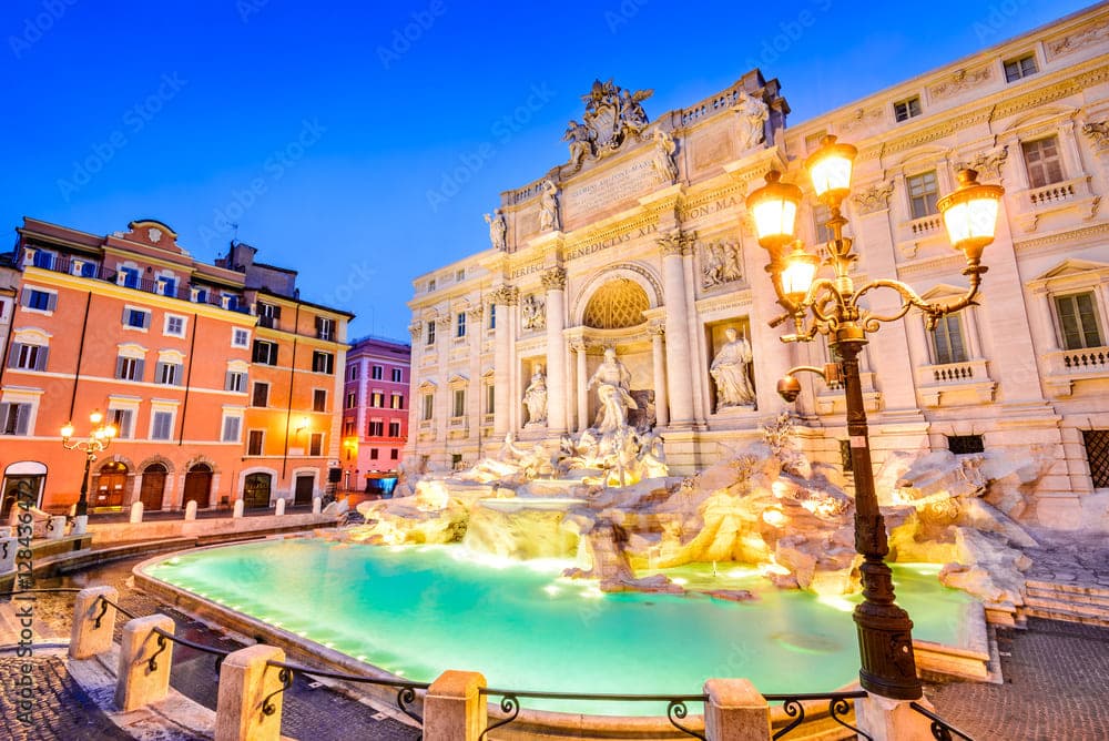 Trevi Fountain at Night